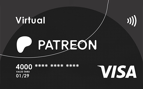 ویزا کارت Patreon