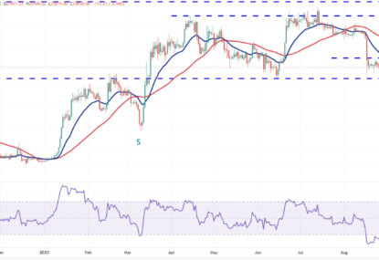 تحلیل تکنیکال بیت کوین (BTC) ۱۴۰۲/۰۶/۱۳،اصلاح میان مدت