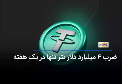 ضرب 4 میلیارد دلار تتر تنها در یک هفته