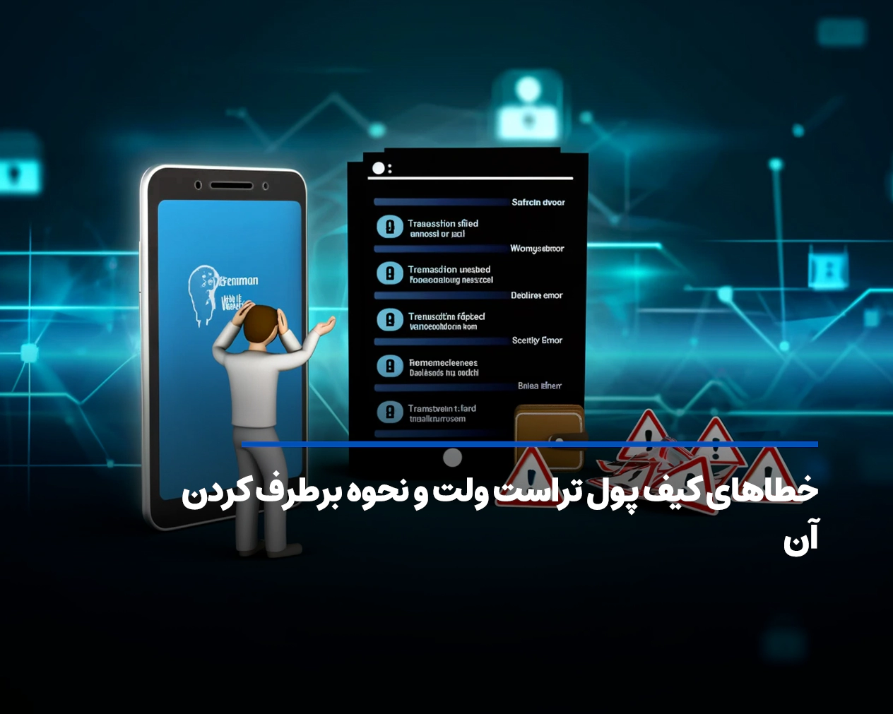 بررسی خطاهای کیف پول تراست ولت و نحوه برطرف کردن آن