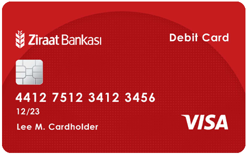 خرید دبیت کارت با نام (VISA)