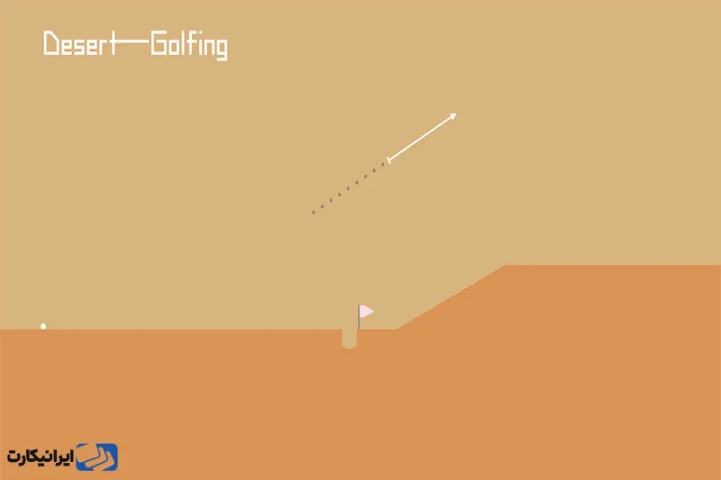 بازی Desert Golfing